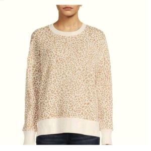 Time And Tru Women's Size XL 16-18. Tan & White.